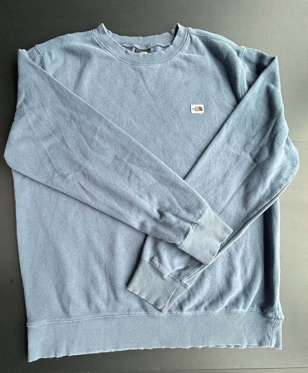 The North Face Sweatshirt Size L Blue Heritage Patch